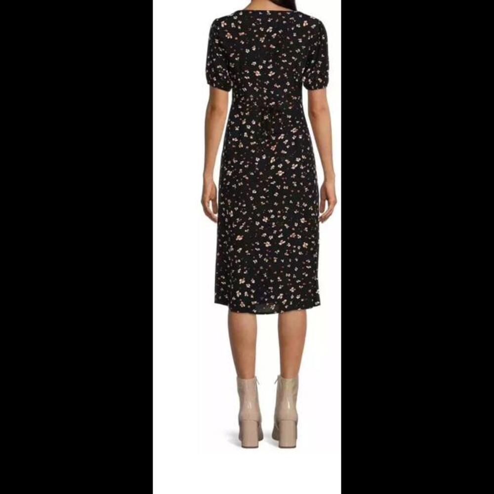 Women's Black Sanctuary Sweetheart Neck Puff-Sleeve 8 - Picture 2 of 5